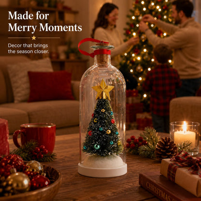 Little Voices Recordable Christmas Memory Bottle Ornament