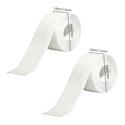 🚰 Self-Adhesive White Caulk Tape – PE Waterproof Sealant Strip, 3.2M Length, Strong Adhesion, Easy-to-Apply for Bathroom & Kitchen Edge Protection