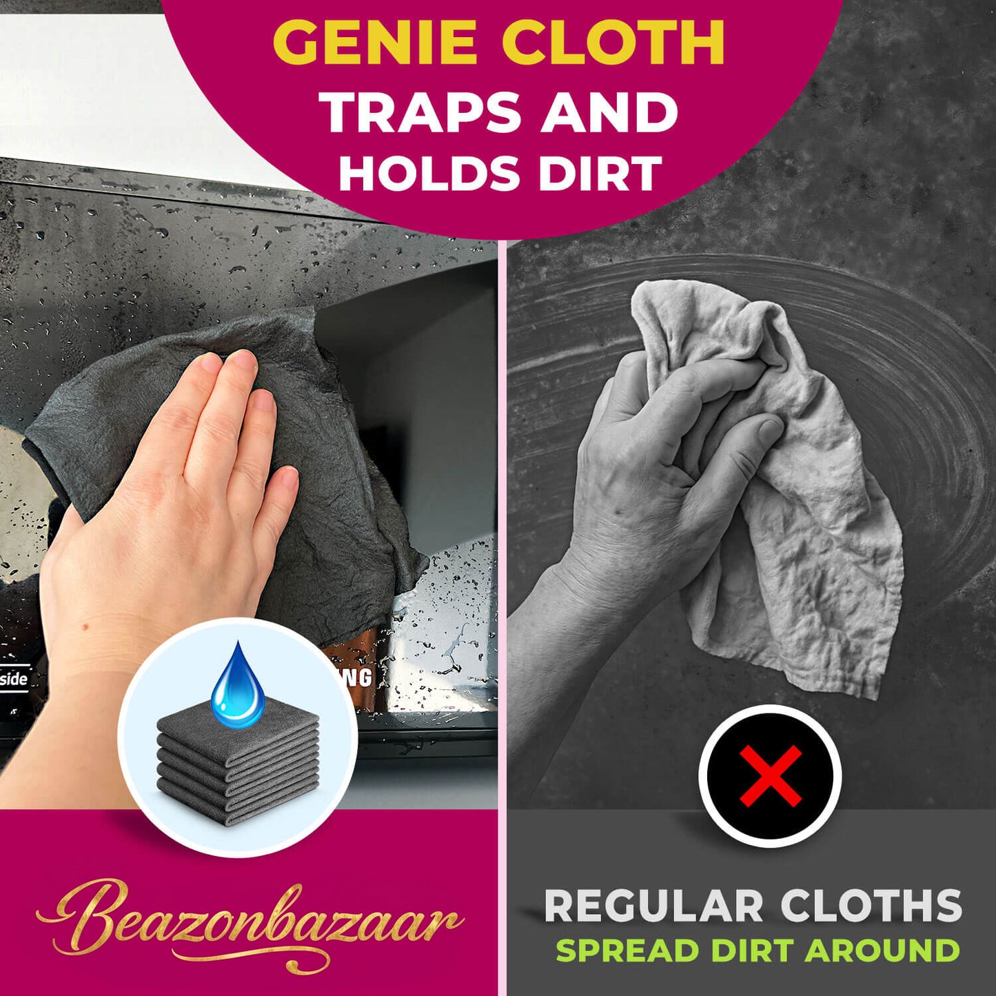 Beazonbazaar Magic Cleaning Cloth (5-Pack)