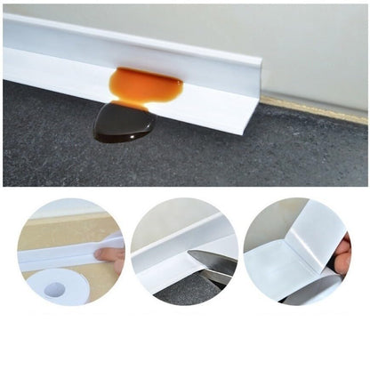🚰 Self-Adhesive White Caulk Tape – PE Waterproof Sealant Strip, 3.2M Length, Strong Adhesion, Easy-to-Apply for Bathroom & Kitchen Edge Protection