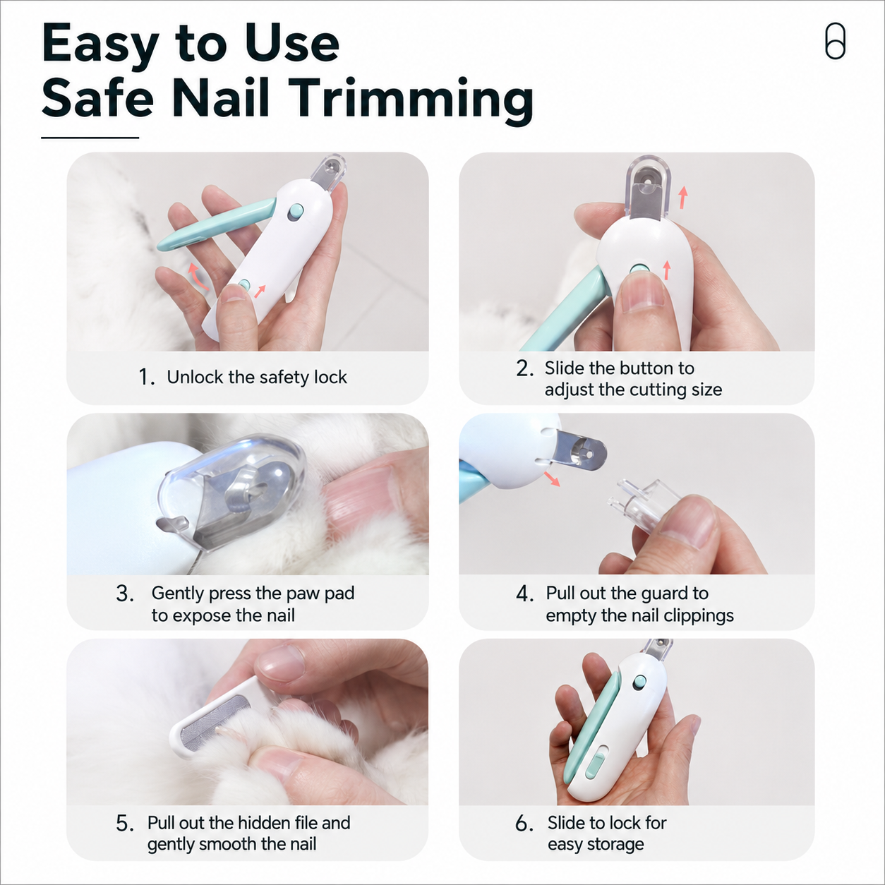 Adjustable Cat Nail Clipper