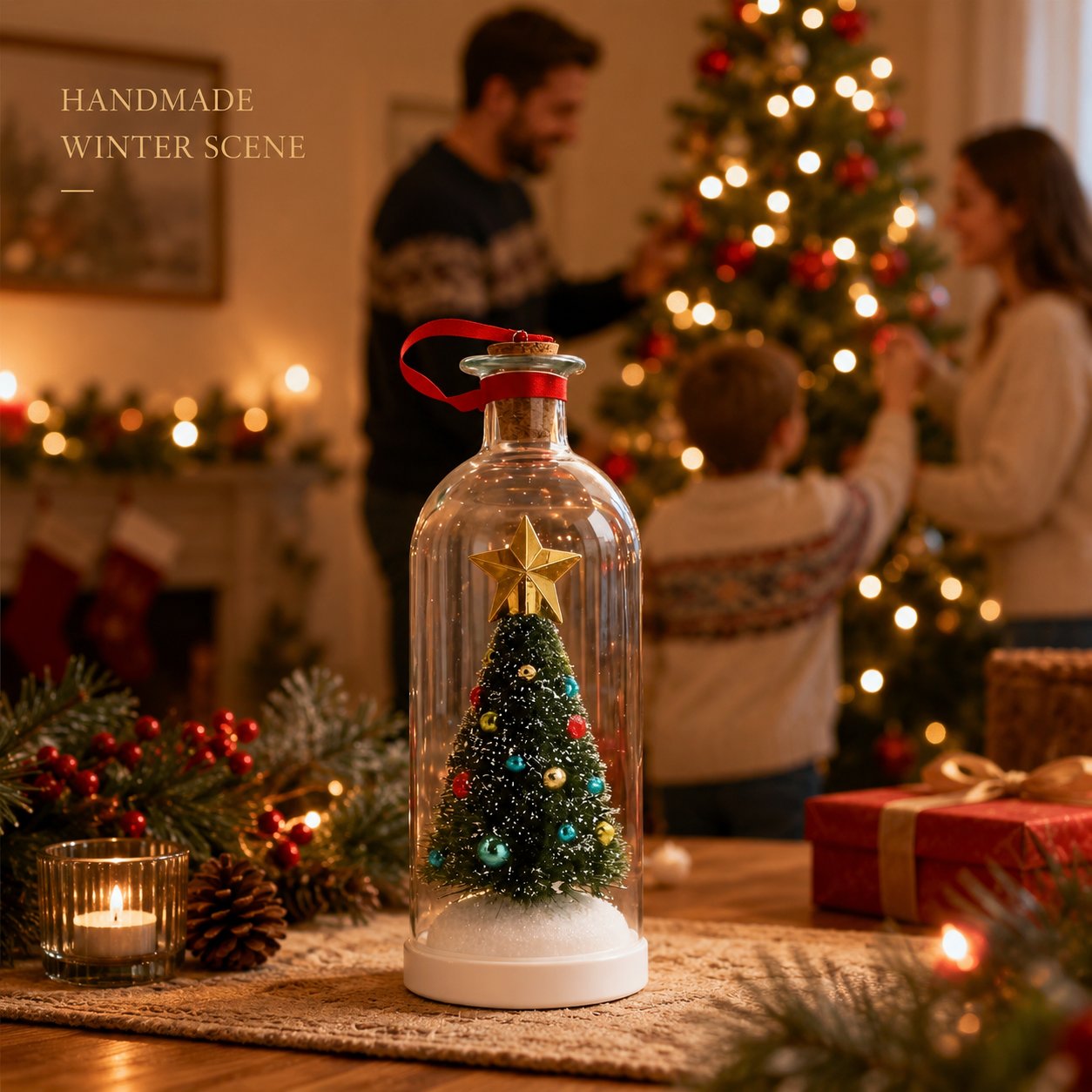Little Voices Recordable Christmas Memory Bottle Ornament